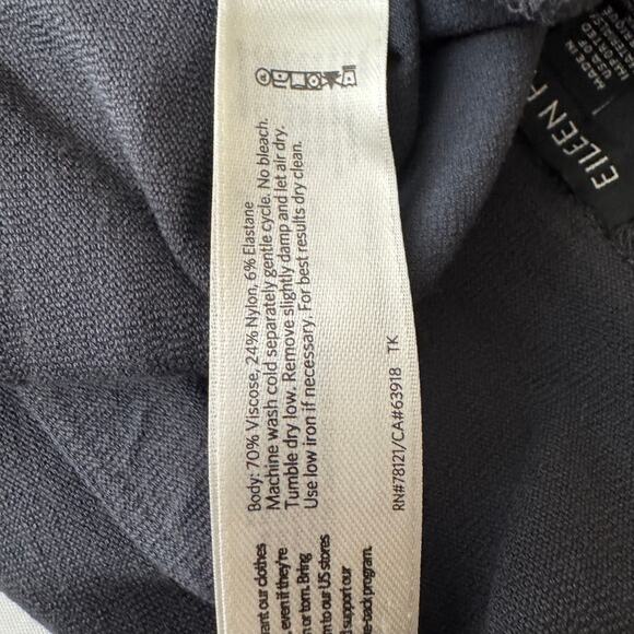 EILEEN FISHER Petite Stretch-Crêpe Slim Ankle Pants Size S - Picture 7 of 7